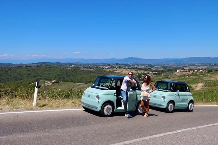 Florence Fiat Topolino E-Car Tour: Chianti Wine & Lunch