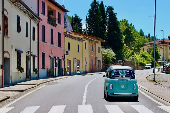 Florence Fiat Topolino E-Car Tour: Chianti Wine & Lunch