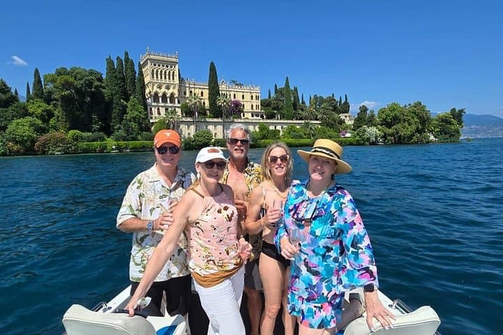 Sunset boat cruise with wine and food tasting from Garda