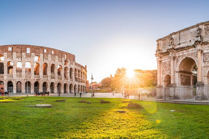 Colosseum and Arch of Constantine
