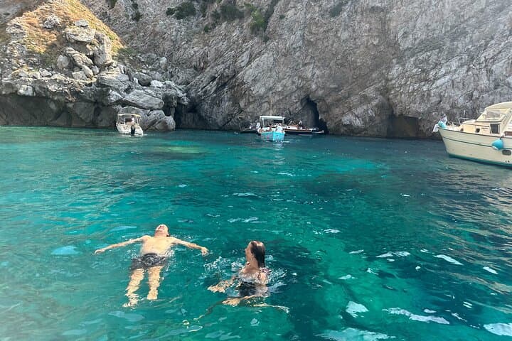 Snorkel and swim in hidden Capri grottos.