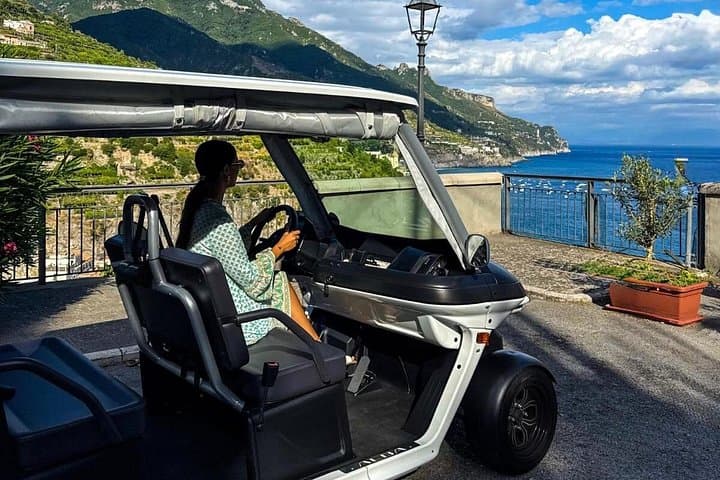 Panoramic tour with Minori Amalfi Ravello golf cart and much more