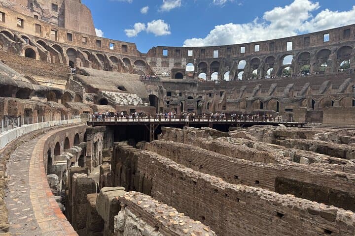 Rome Colosseum Arena Access & Exclusive Private Golf Cart Tour