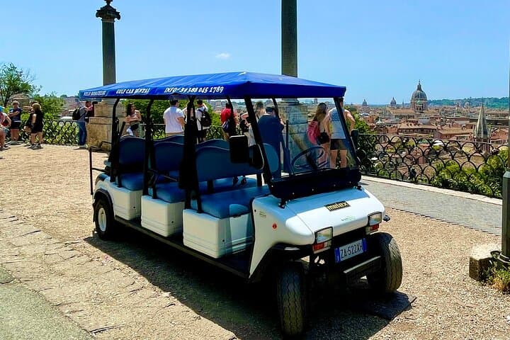 Rome Colosseum Arena Access & Exclusive Private Golf Cart Tour