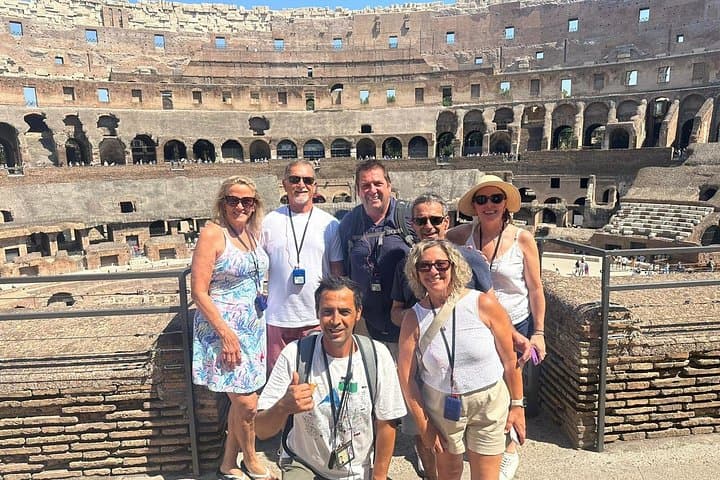 Small group Colosseum with Arena Floor, Palatine Hill & Forum Tour