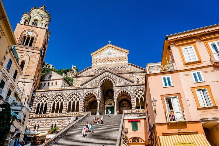 Amalfi Coast and Positano from Rome with Limoncello and Boat Tour