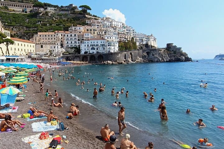 Amalfi Coast Private Boat Day Trip from Rome