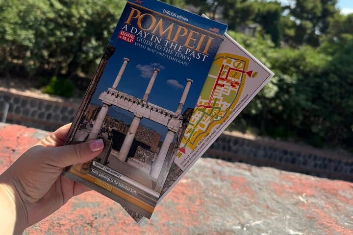 Pompeii Entrance Ticket with Guide Book and Map