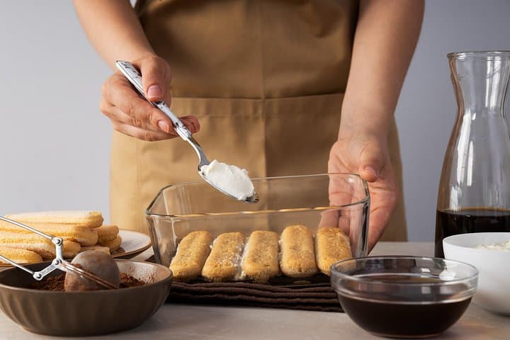Make Two Pastas & Tiramisù Near the Colosseum (3-Course Meal)
