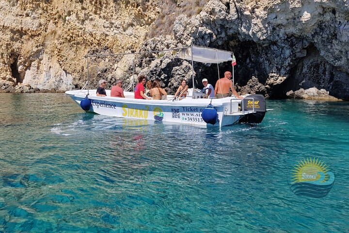 Syracuse Boat tour of Ortigia and Sea Caves with swimming stop