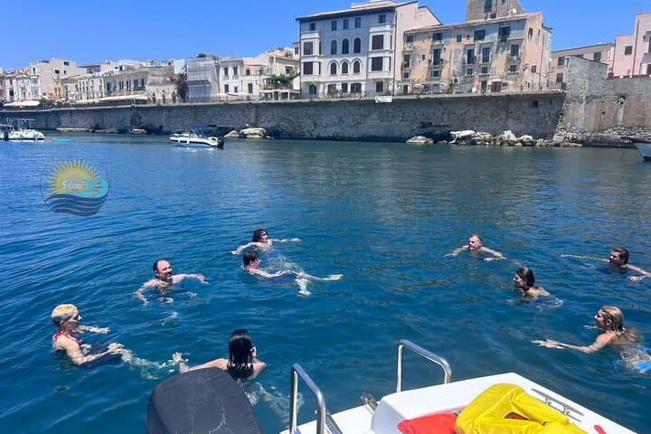 Syracuse Boat tour of Ortigia and Sea Caves with swimming stop