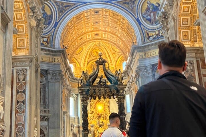 Vatican Basilica Tour with Dome Climb Grottoes and Live Guide