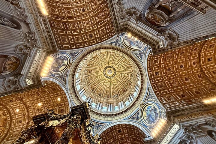 Vatican Basilica Tour with Dome Climb Grottoes and Live Guide