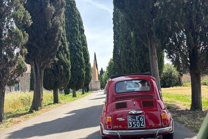 Rome Private Fiat 500 Tour: City Highlights & Local Food Tasting