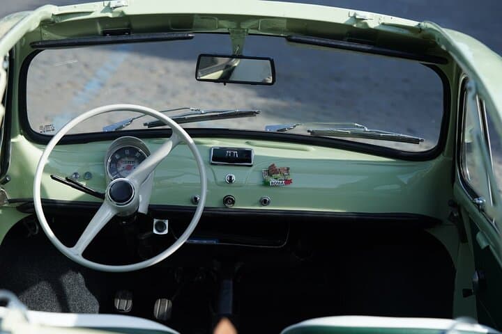 Rome Private Fiat 500 Tour: City Highlights & Local Food Tasting