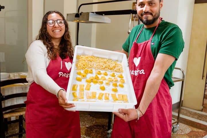 Different types of fresh pasta
