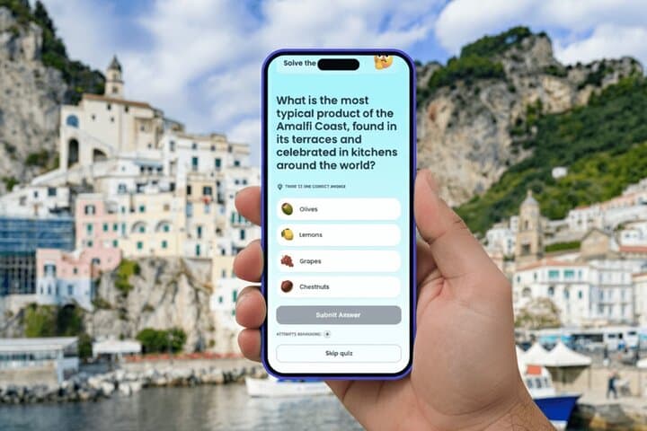 Self-Guided Walking Tour of Amalfi with Quizzes