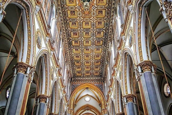 Naples historic center between alleys art and tradition