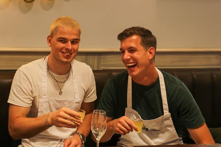 Private Pasta & Tiramisu Cooking Class with Unlimited Wine
