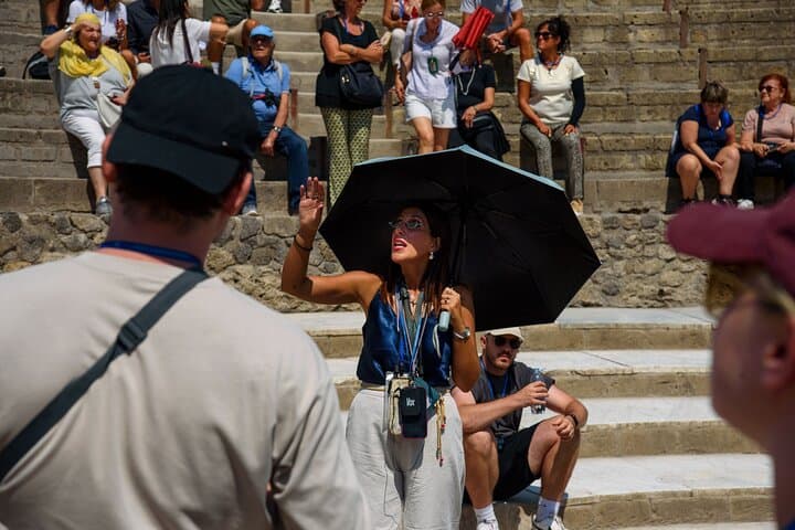 Pompeii and Vesuvius Full Guided Tour from Sorrento with Pizza