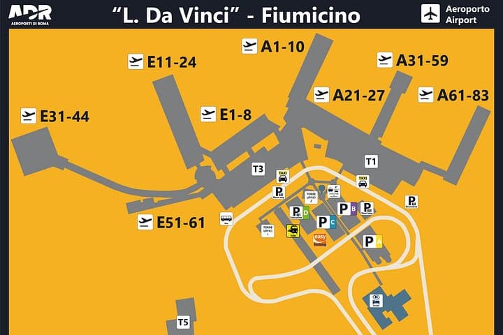 Private transfer from / to Fiumicino / Ciampino airports
