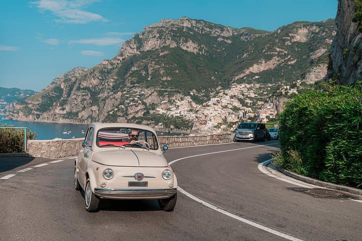 Positano : Magic Experience photo tour in vintage Fiat 500