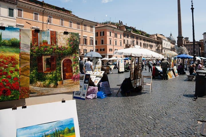 Finish the tour at Rome's most famous square.
