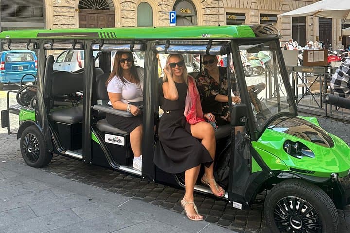Glide Through Rome on a Golf Cart Adventure