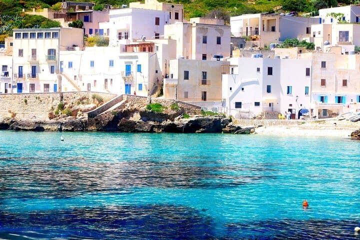 Eco Friendly Hybrid Boat Tour to Favignana & Levanzo from Trapani