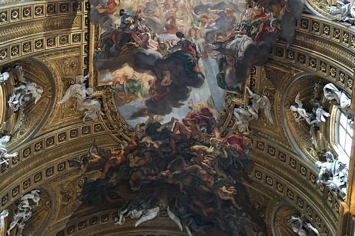 A portion of St. Louis of the French's ceiling - come see the rest for yourself