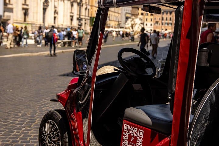 Rome Golf Cart Food and Sightseeing Tour