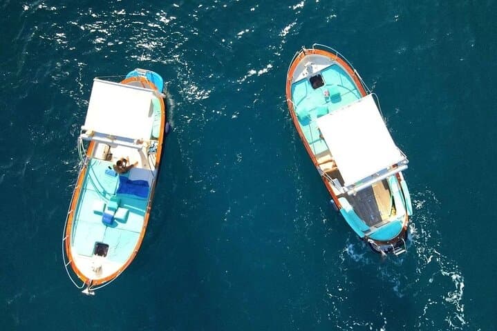 Private Gozzo Boat Tour of Capri with Swim and Local Delicacies