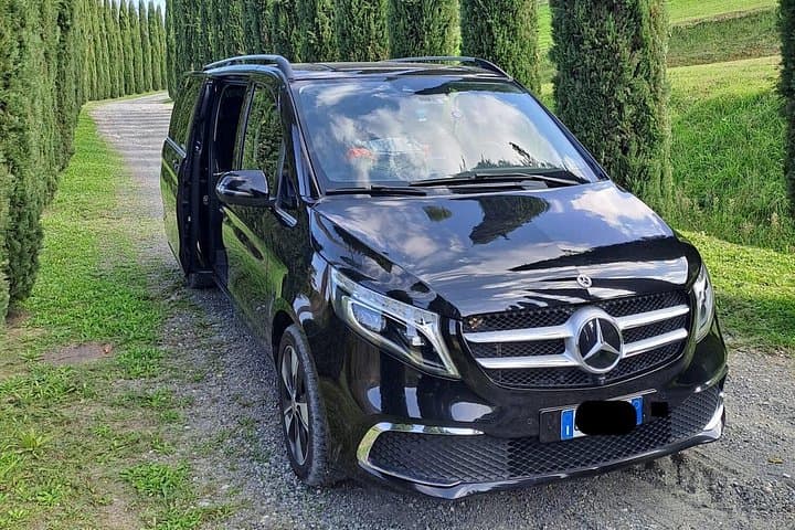 Florence private city car Tour by Mercedes Car with driver