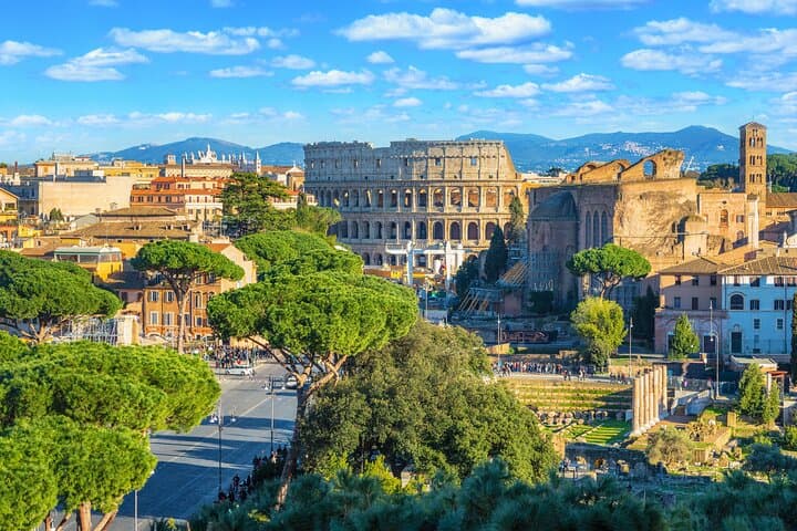 Admire the vistas from the top of the Capitoline Hill