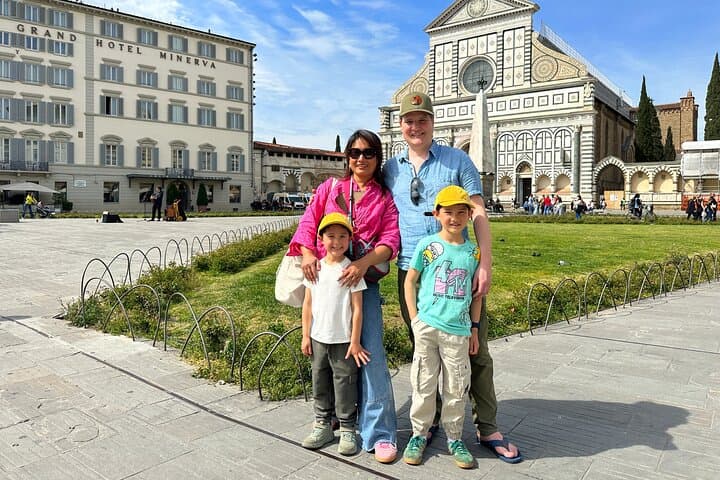 In front of the church of Santa Maria Novella