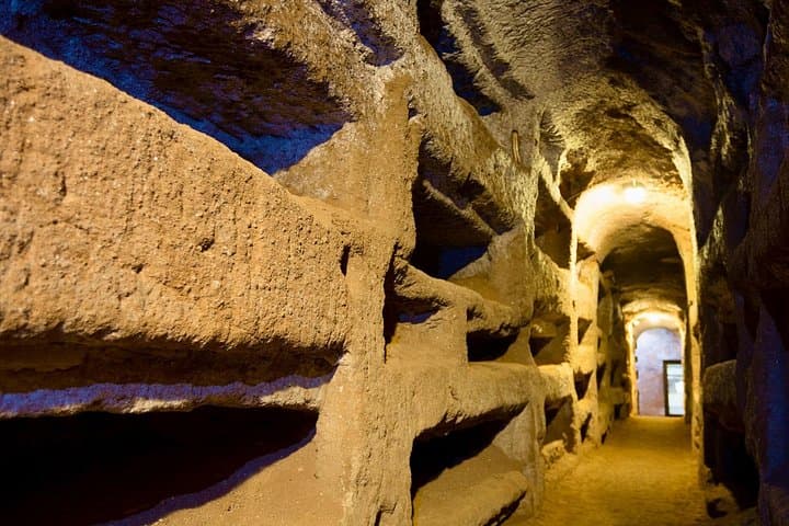 Rome Private Golf Cart Tour with Colosseum & Ancient Catacombs