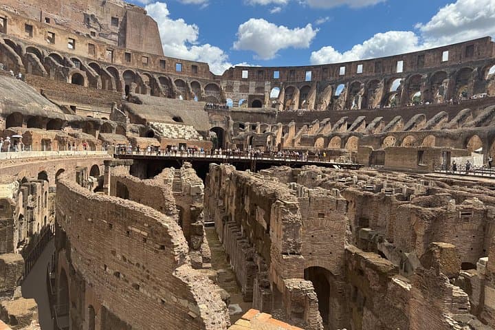 Rome Private Golf Cart Tour with Colosseum & Ancient Catacombs
