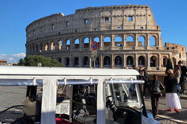 Exclusive ROME - Golf Cart City Tour with Italian Gelato