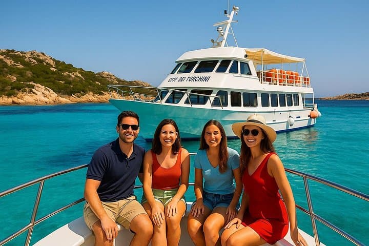 Olbia : Magdalene Archipelago Boat Tour + transfer included