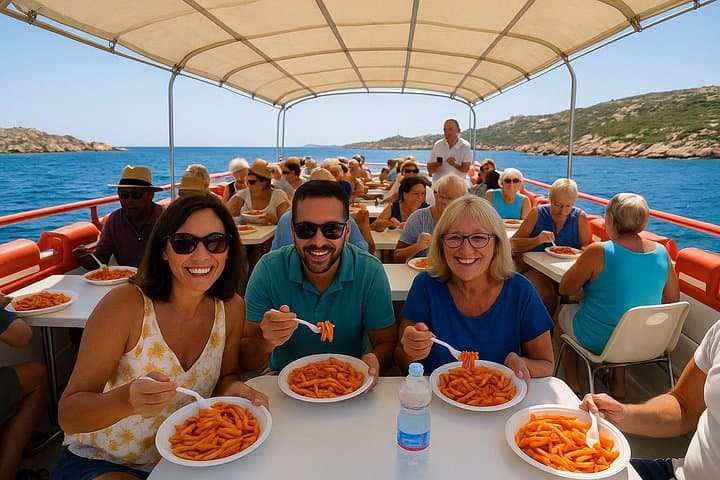 Olbia : Magdalene Archipelago Boat Tour + transfer included