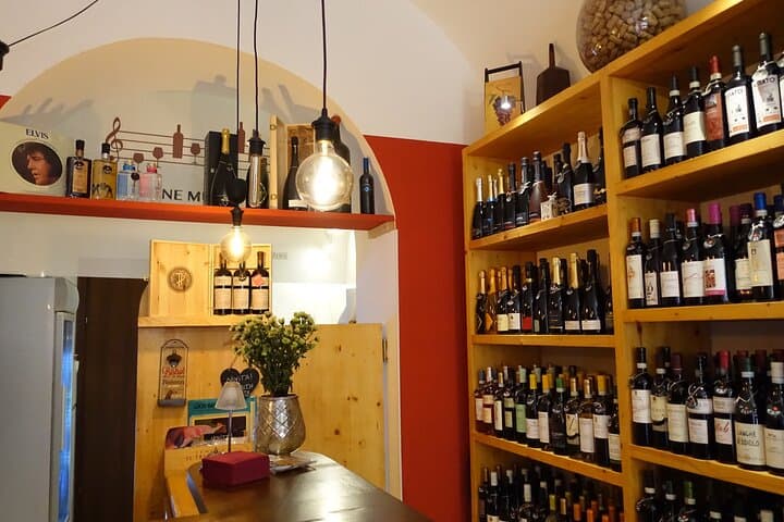 The tasting room near the Royal Palace of Turin