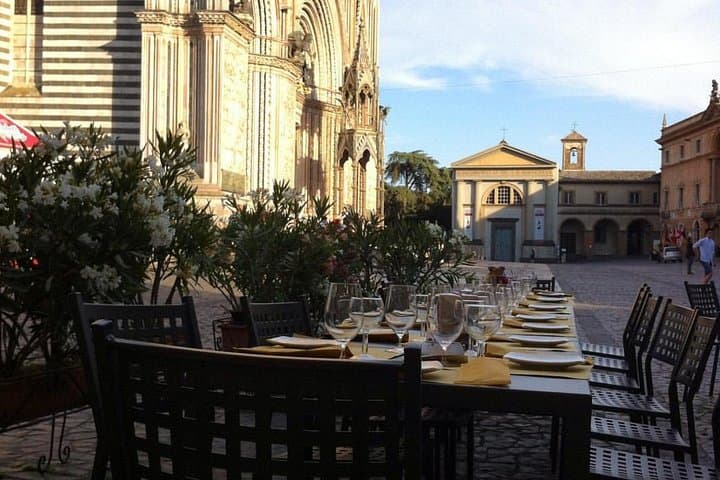 Outside terrace for summer tastings