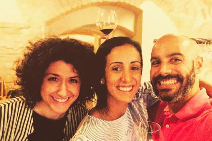 Wine Tasting with Food in a Stone Cellar in Montepulciano