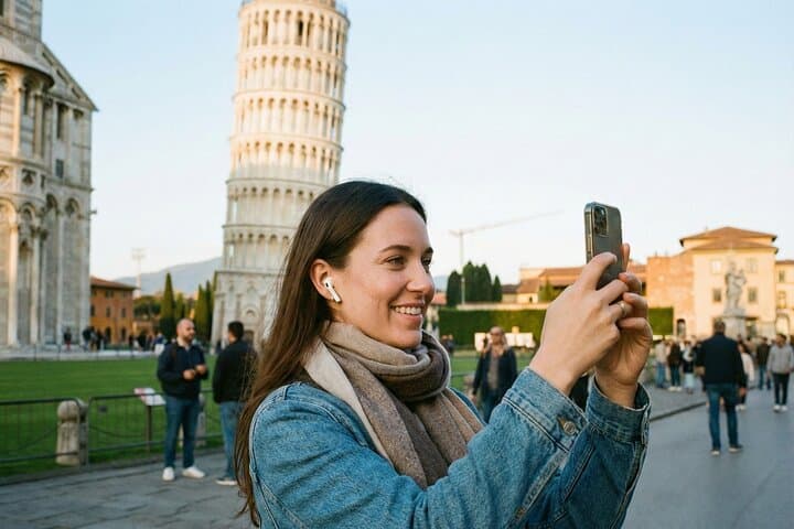 7 days Self Guided AI Audio Tours to Pisa and all Italy