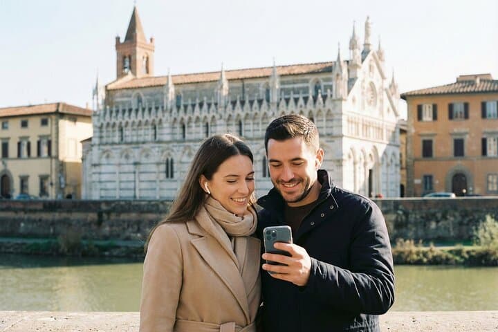 7 days Self Guided AI Audio Tours to Pisa and all Italy