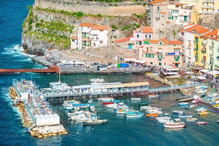 Rome to Sorrento Shuttle Transfer with Scenic Countryside Views