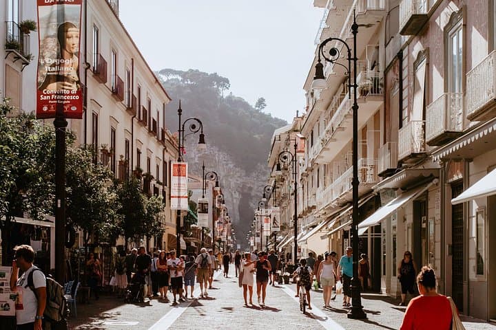 Rome to Sorrento Shuttle Transfer with Scenic Countryside Views