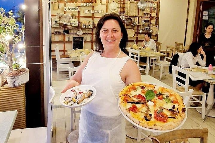 Pizza and Cannolo Making by the Sea