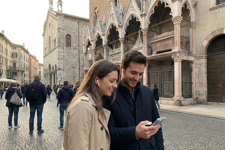 Self Guided AI Audio Tours to Verona and all Italy for 7 days