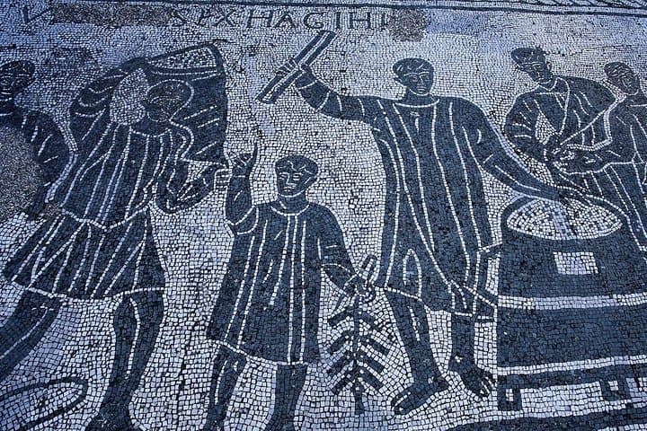 Hall of the Mensores (Aula dei Mensores) in Ostia Antica, Italy